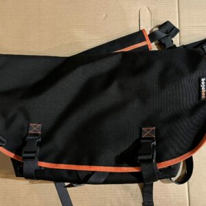 Workhorse Messenger Bag M - Čierna/Oranžová/Oranžová