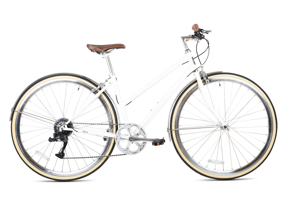 6KU Ladies City Bike - Coney White - Large