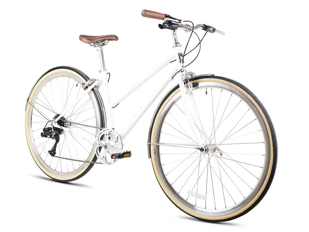 6KU Ladies City Bike - Coney White - Large – Obrázok 2