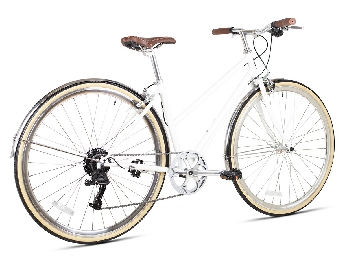6KU Ladies City Bike - Coney White - Large – Obrázok 3